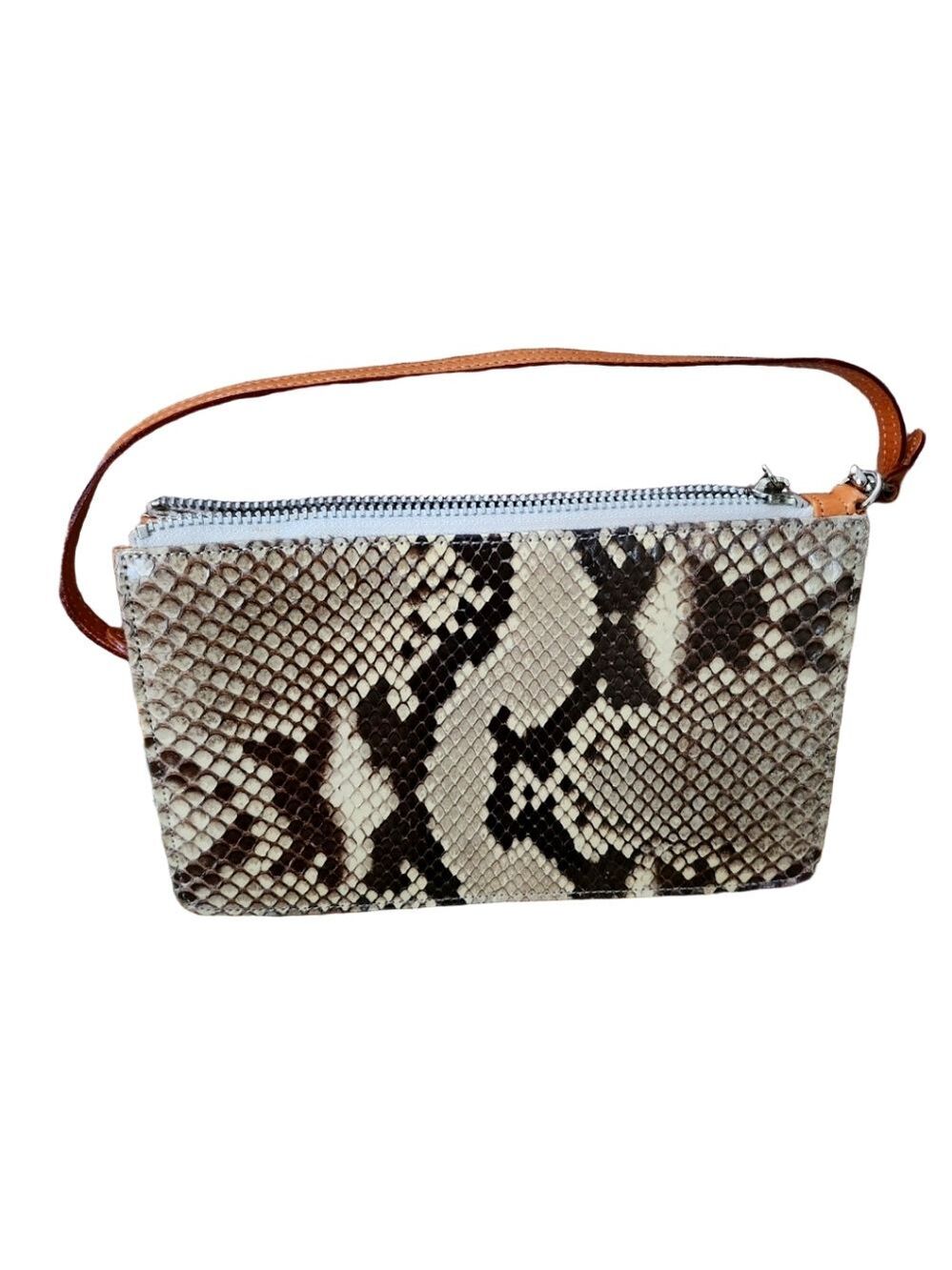 Genuine exotic snakeskin leather mini 👜 purse